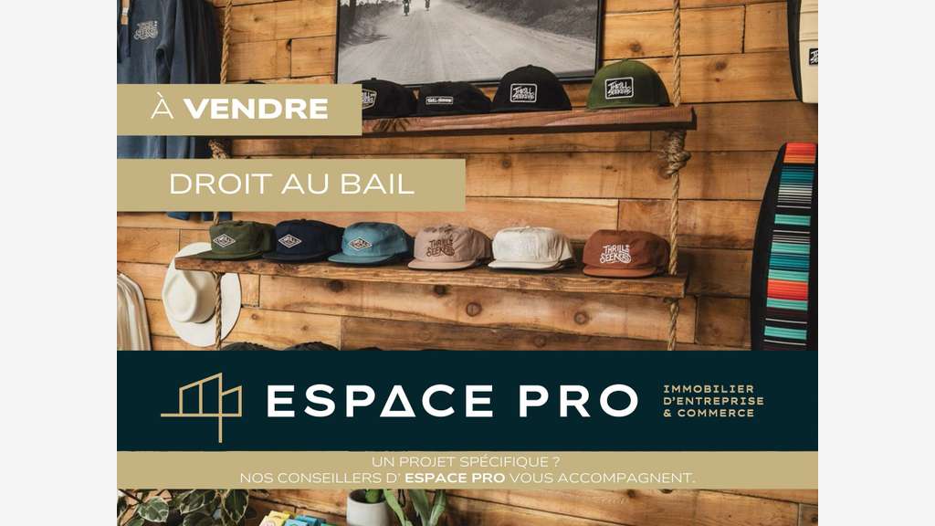 A vendre droit au bail de 55m² à Pont l'Evêque