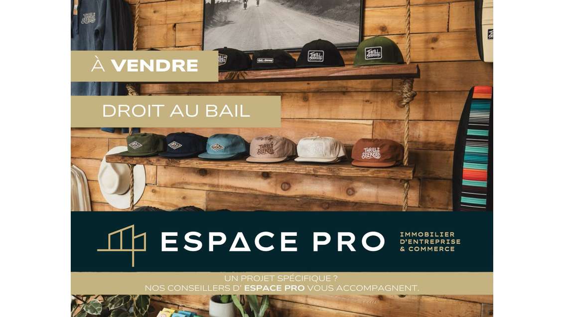 A vendre droit au bail de 55m² à Pont l'Evêque