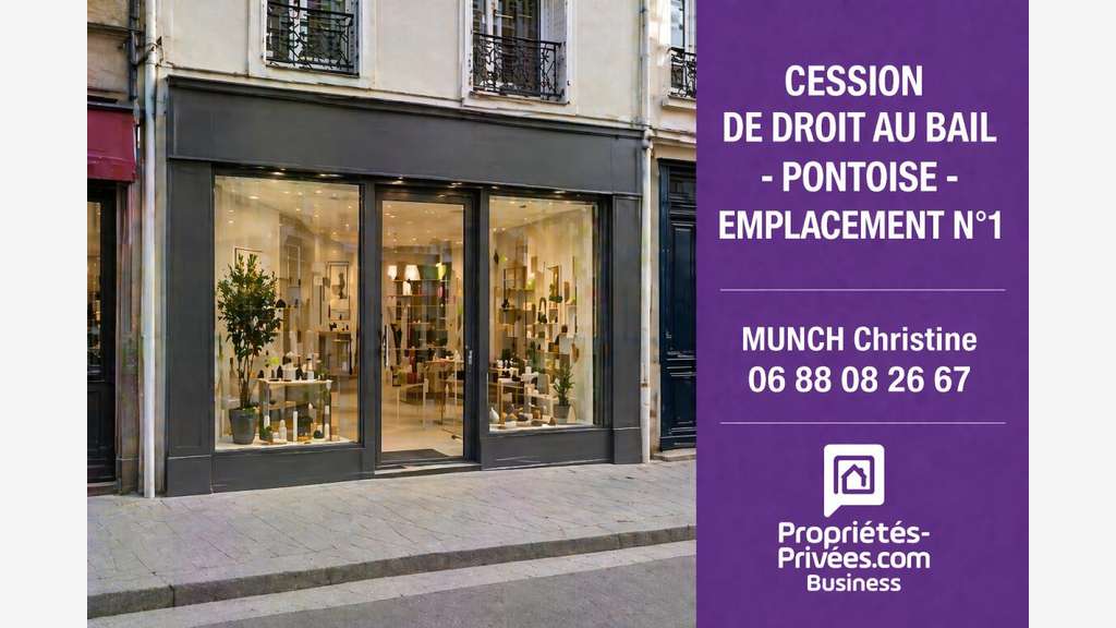 Cession droit au bail local 51m² empl N°1 Pontoise