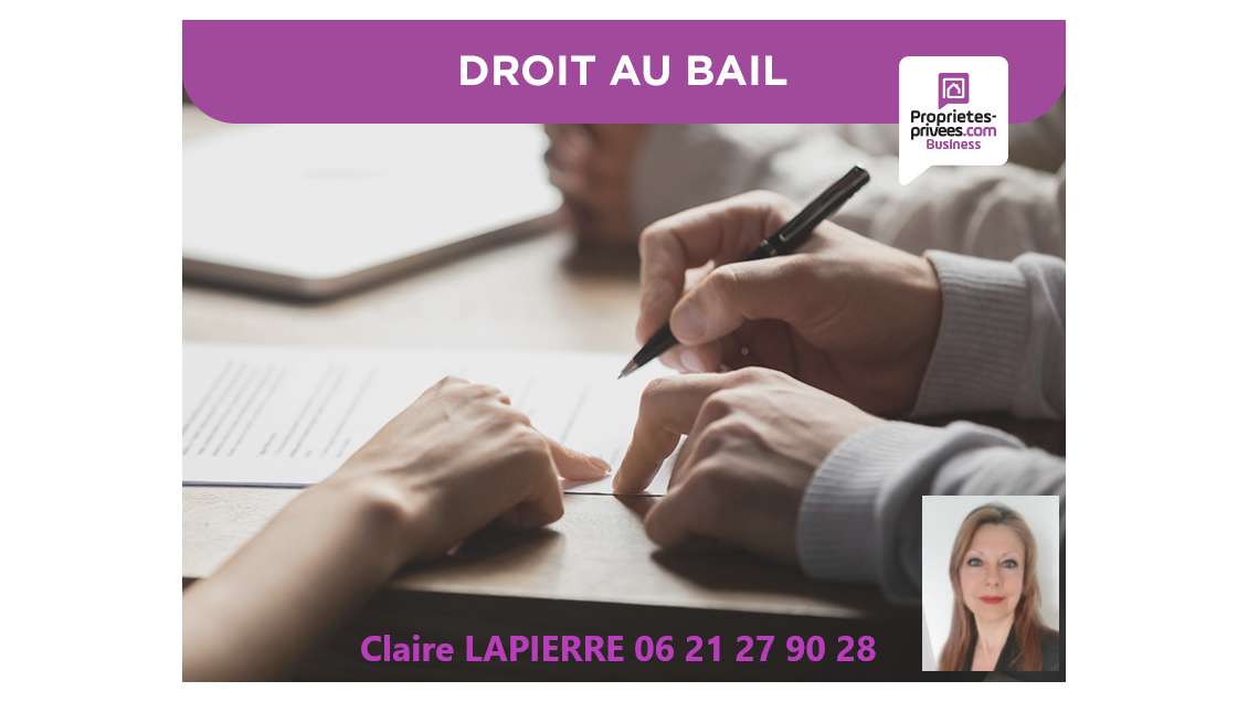 Cession de bail local 50m² Rennes centre Colombier