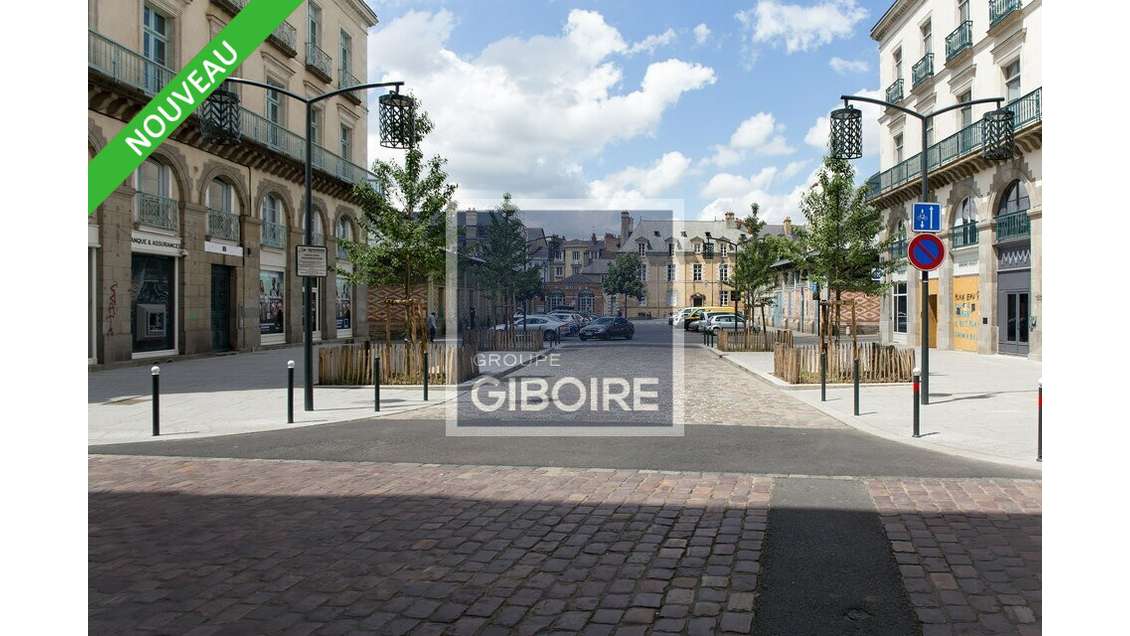 Droit au bail local d'angle 111m² à Rennes centre