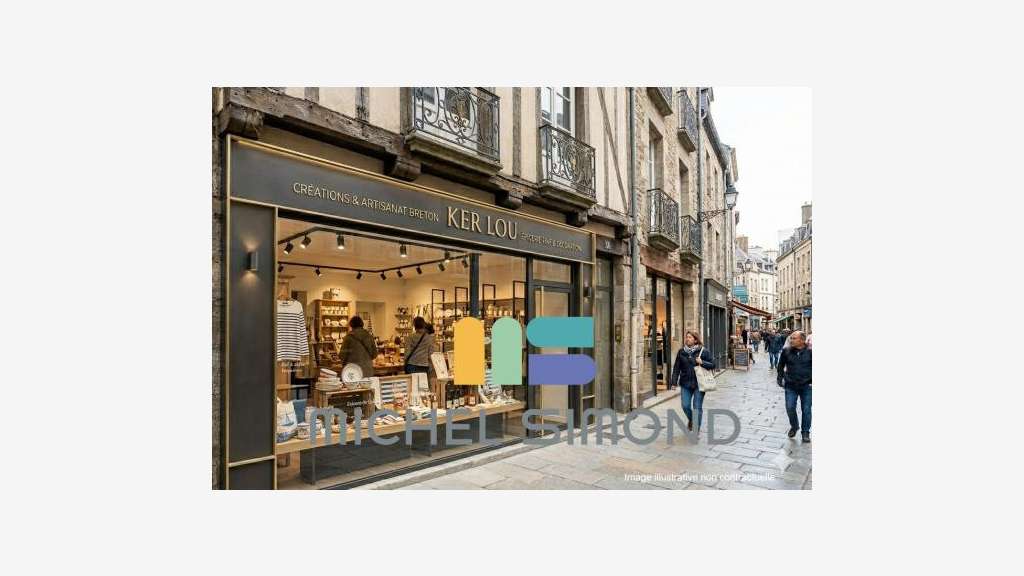 Cède droit au bail boutique de 41m² à Rennes