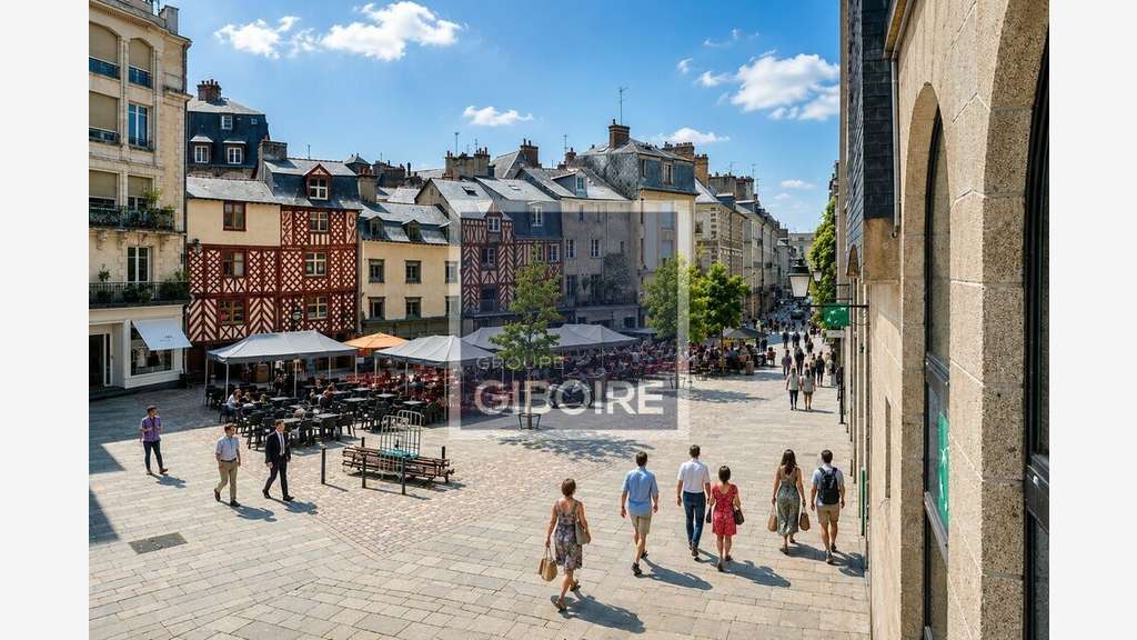 Droit au bail 35m² à céder à Rennes hyper centre