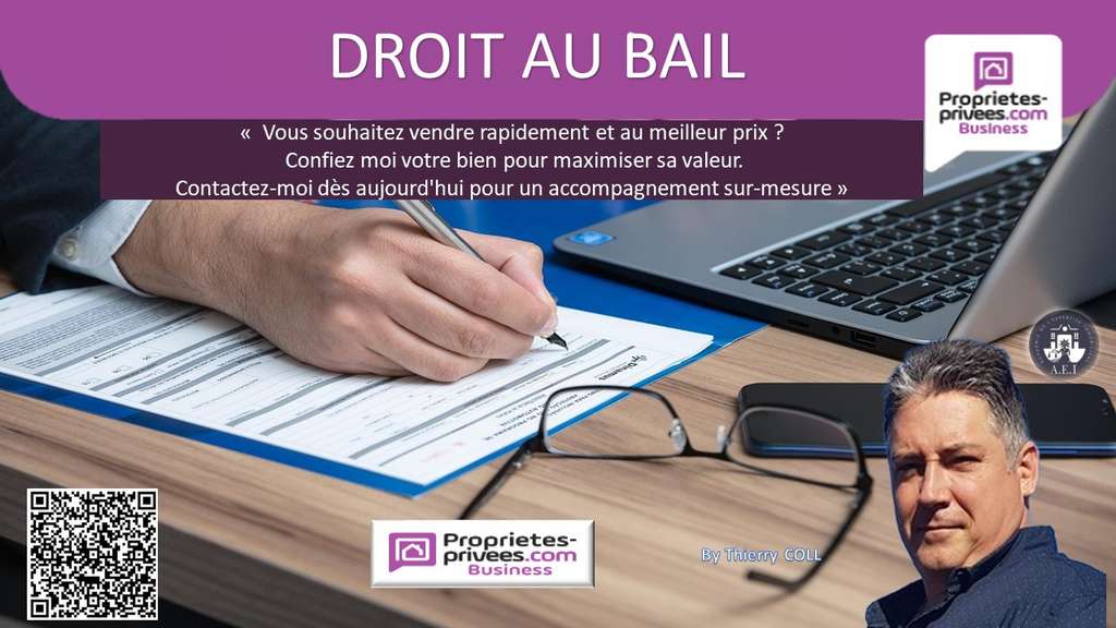 Cession de bail local de 96m² à Rillieux la Pape