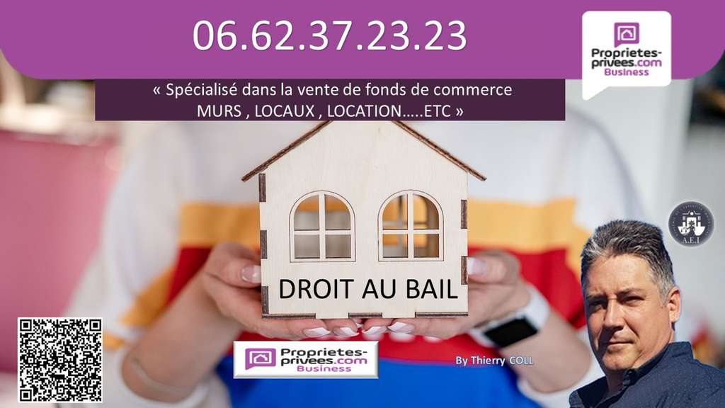Cession de bail local de 96m² à Rillieux la Pape