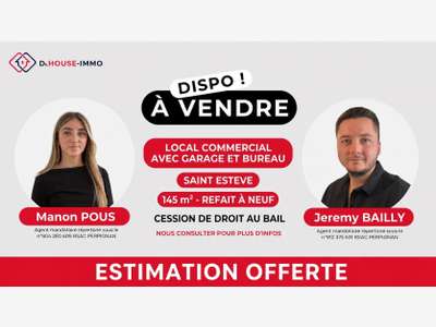 DAB local commercial 145m² à Saint-Estève