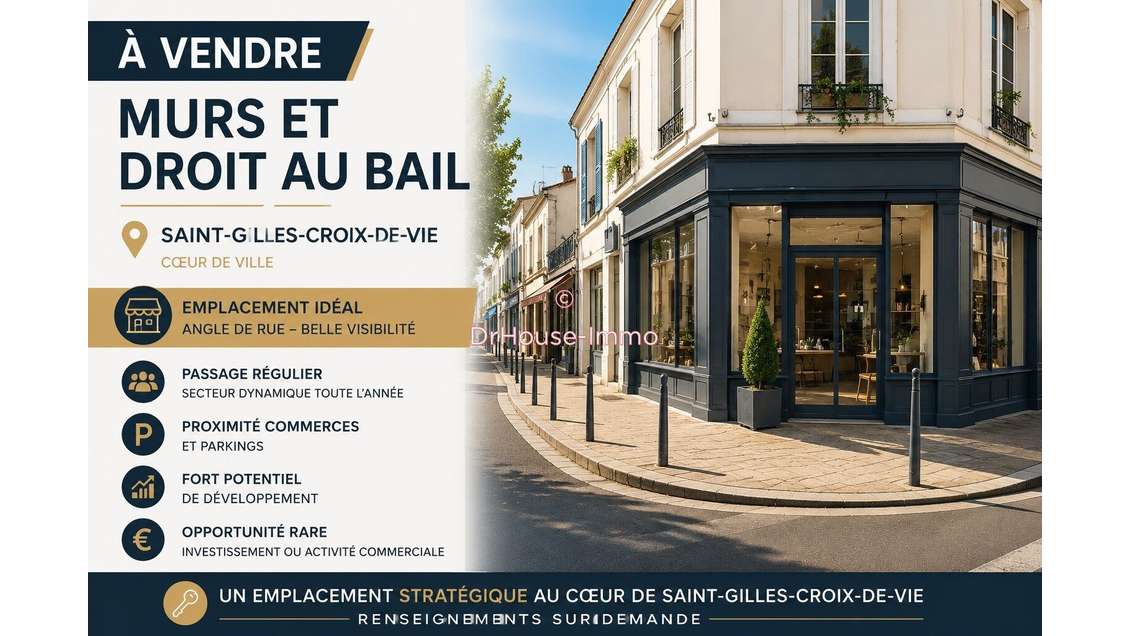 À vendre à Saint-Gilles-Croix-de-Vie ( 85800 ) , e