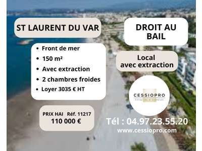 Cession droit au bail Locaux commerciaux - Boutiques à Saint-Laurent-du-Var