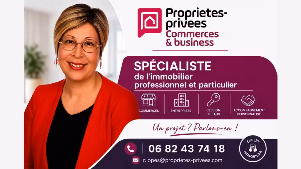 Local commercial 25m² intra muros Saint Malo