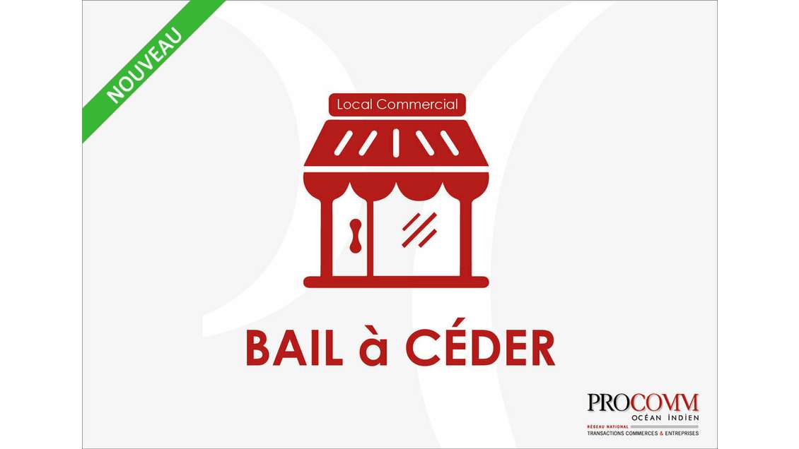 Droit au bail 30m² belle visibilité à Saint Paul