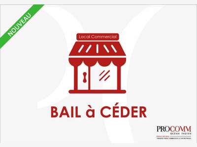 Droit au bail 30m² belle visibilité à Saint Paul