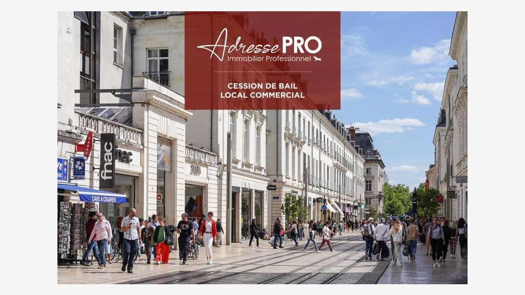 Droit au bail local 130m² à Tours centre