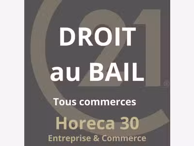 AV droit au bail 45m² à Uzès empl N°1 centre-ville