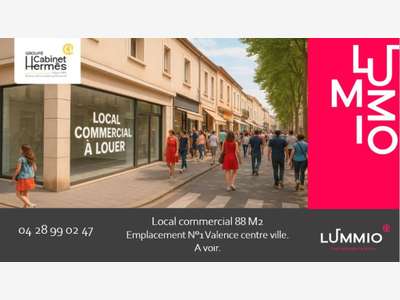 Local commercial 80m² empl N°1 Valence