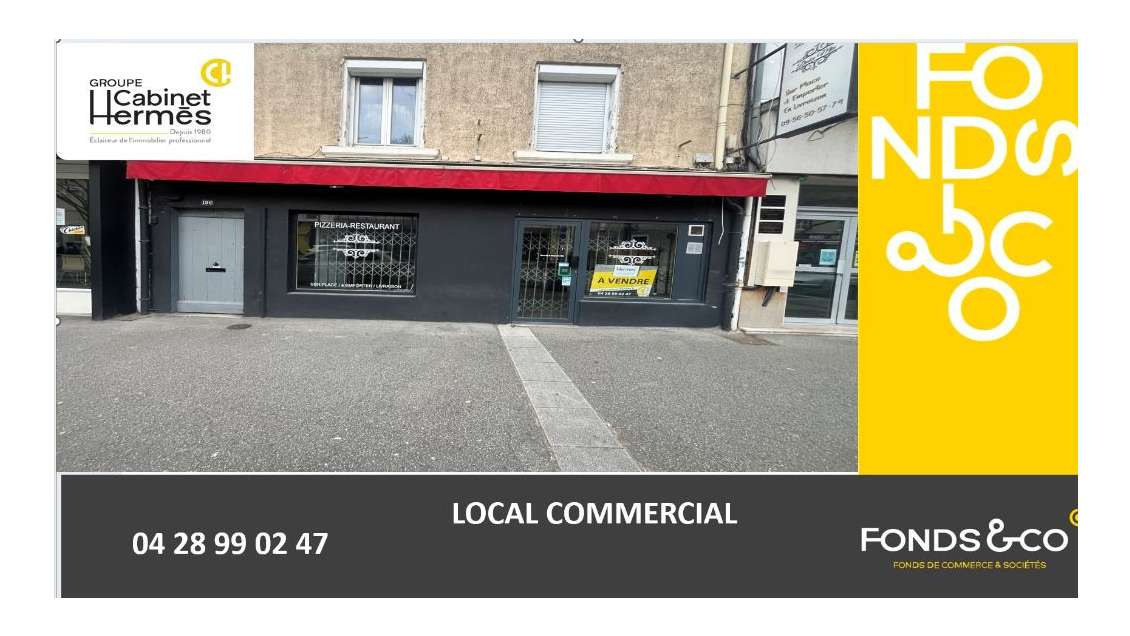 Cède DAB pizzeria de 35m² à Valence Victor Hugo