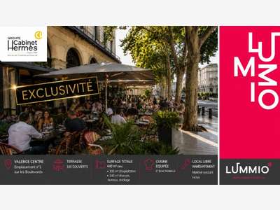 Cède restaurant 440m² vaste terrasse à Valence