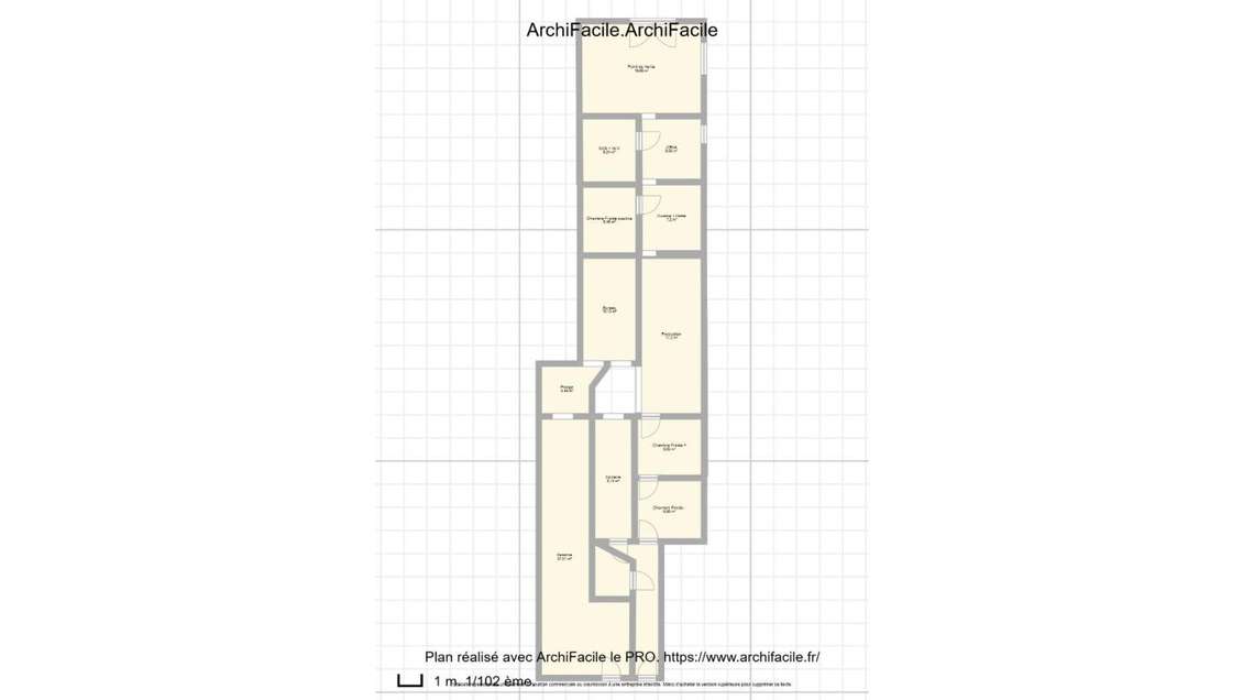 Cession de bail local 130m² au centre de Vallauris