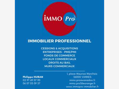 local commercial- magasin 53 m² Vannes intramuros