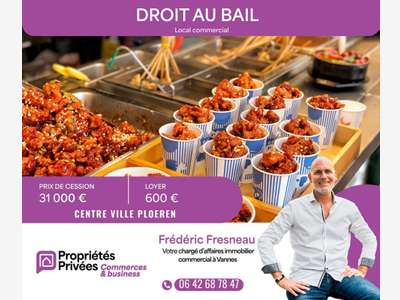 SECTEUR VANNES - Droit au bail, Local commercial