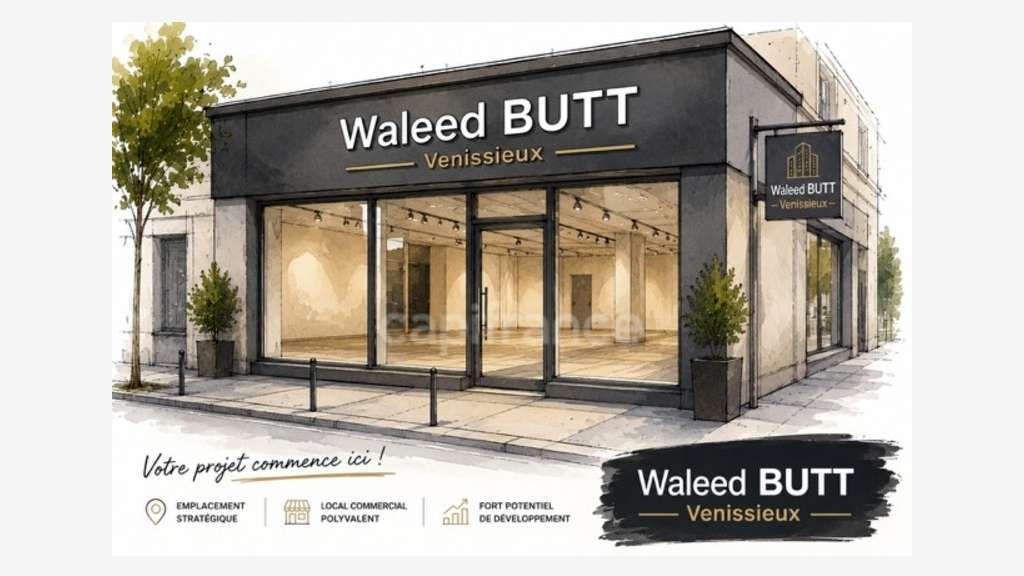 Droit au bail local commercial 90m² à Venissieux
