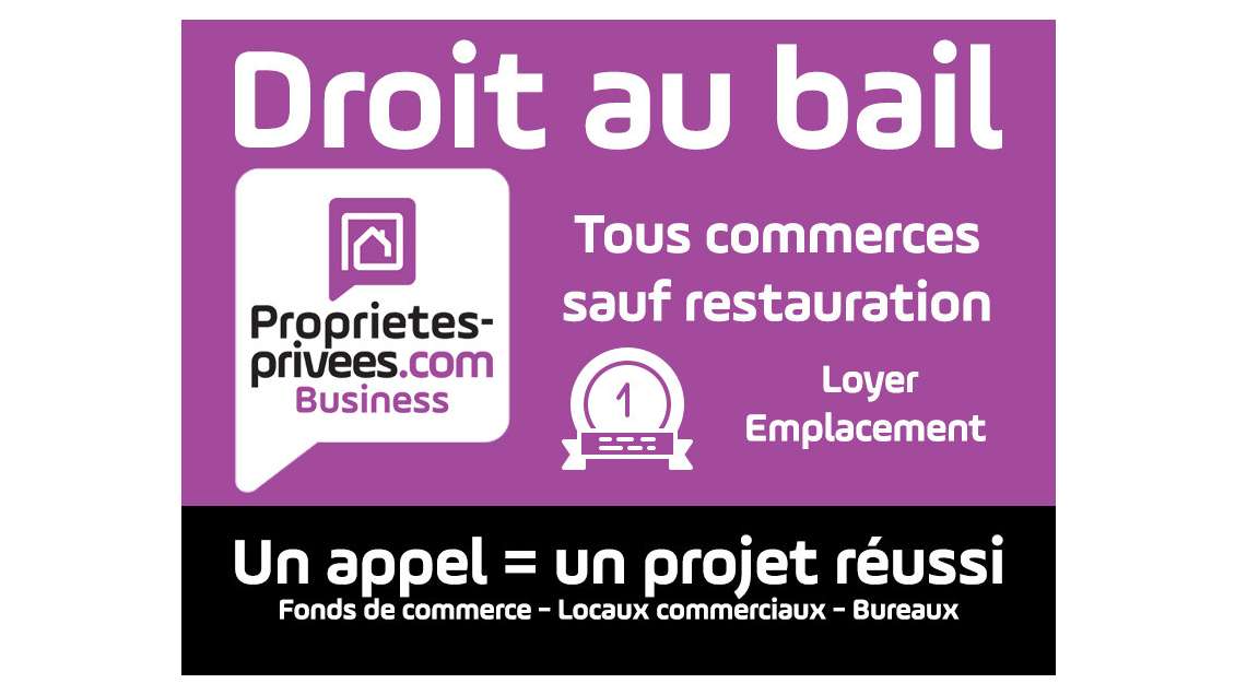 Cession de bail local 38m² au coeur de Versailles
