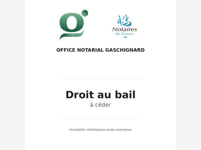 A VENDRE - DROIT AU BAIL