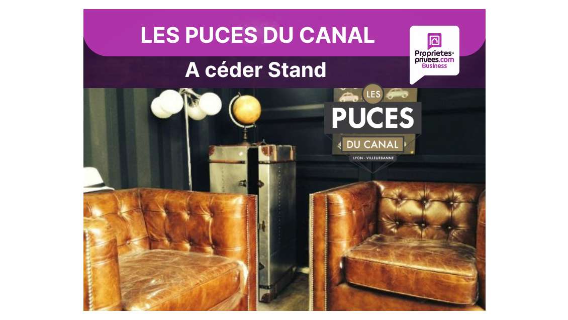 Boutique 115m² les Puces du Canal Villeurbanne