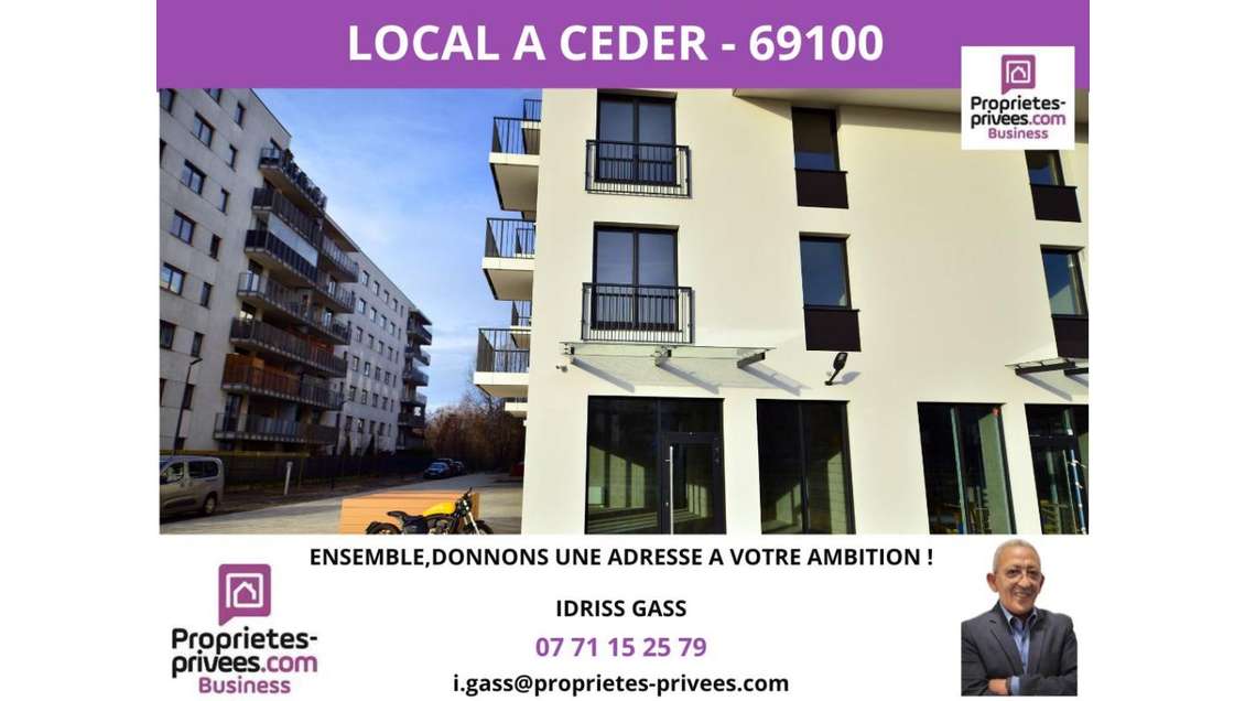 Villeurbanne / Monchat - Cession de bail, local