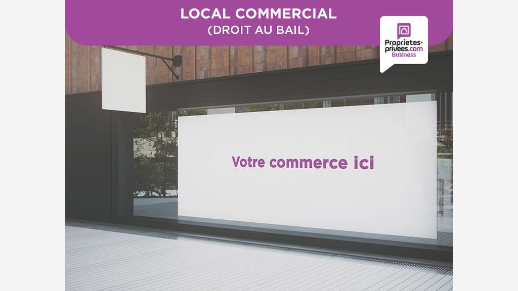 Droit au bail local commercial 84m² à Chambéry 
