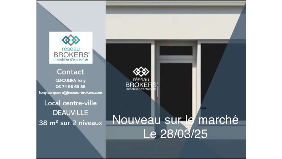 DAB local 38m² idéalement situé à Deauville
