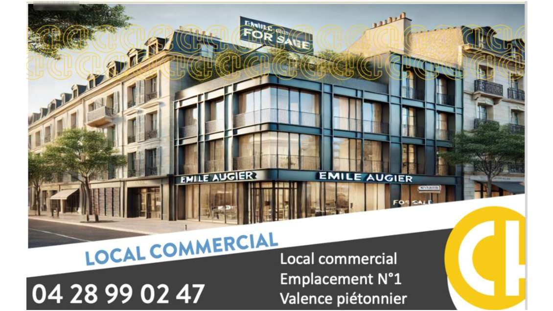 DAB local commercial 170m² empl N°1 Valence centre