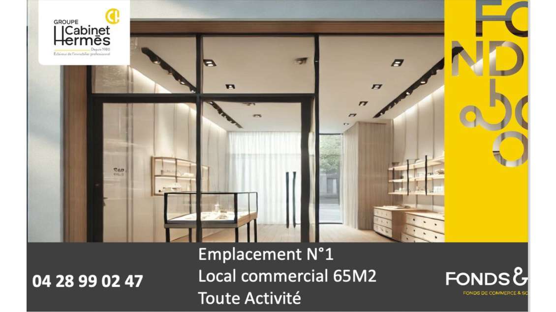 DAB local 65m² empl N°1 excellent état à Valence