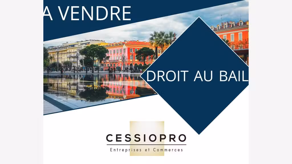 Droit au bail local 157m² Cagnes-sur-Mer