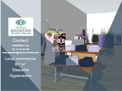 Cession droit au bail Locaux commerciaux - Boutiques à Deauville