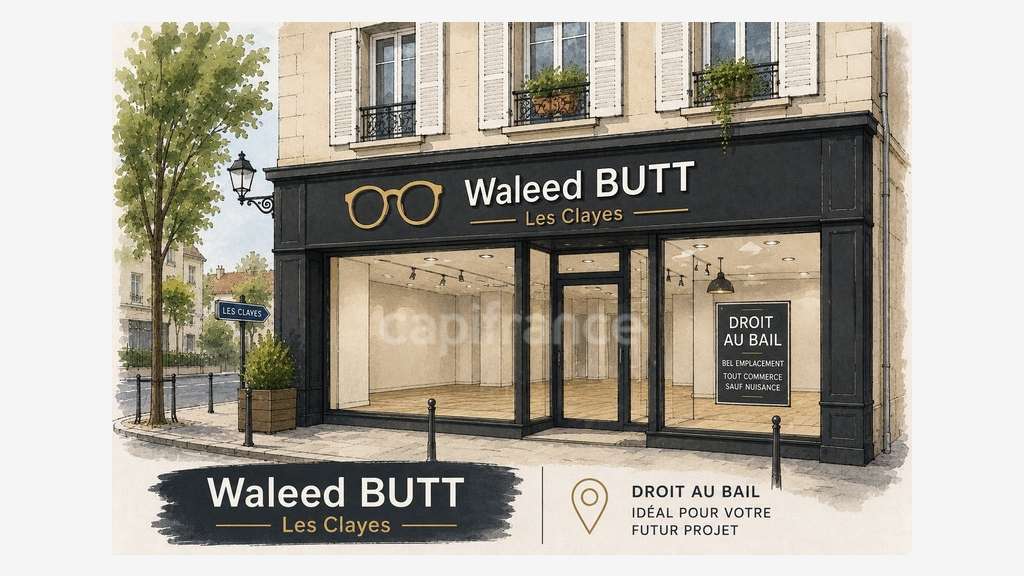 Local commercial bail à céder aux Clayes-sous-Bois