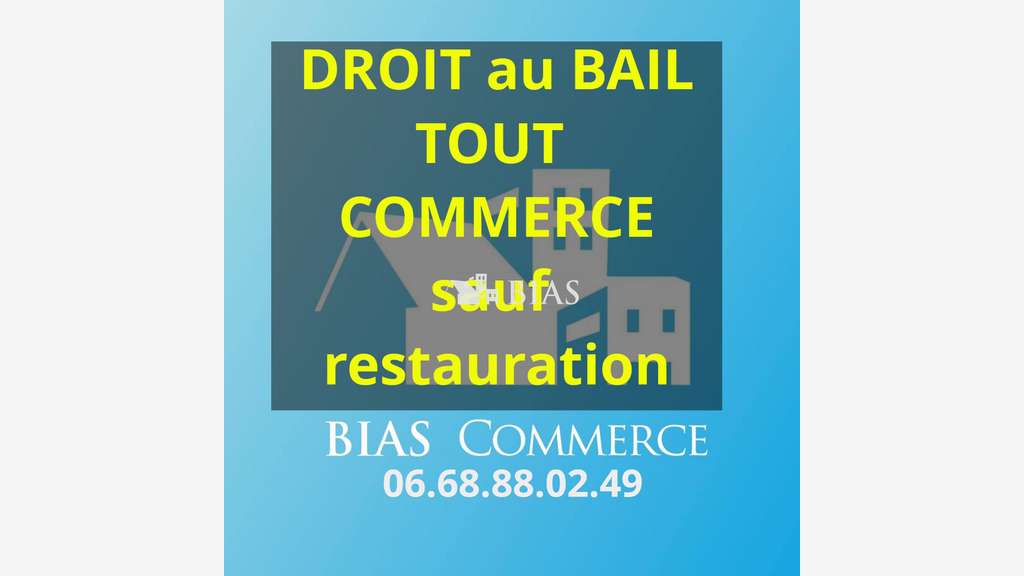 Droit au bail local commercial 30m² à Louviers