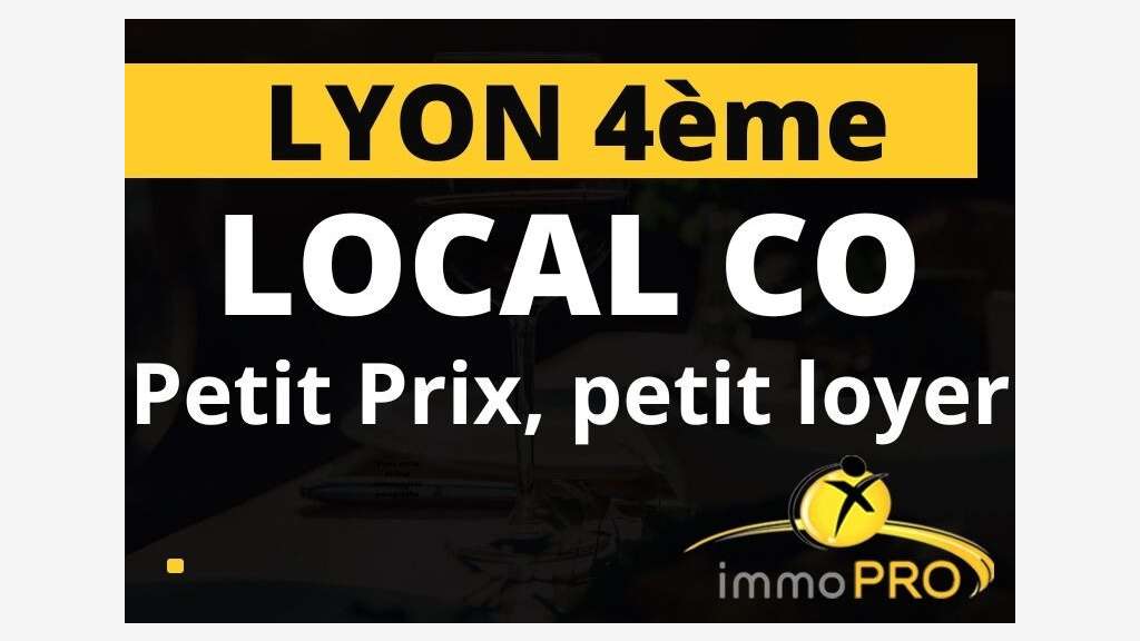 Cède droit au bail local commercial de 30m² à Lyon