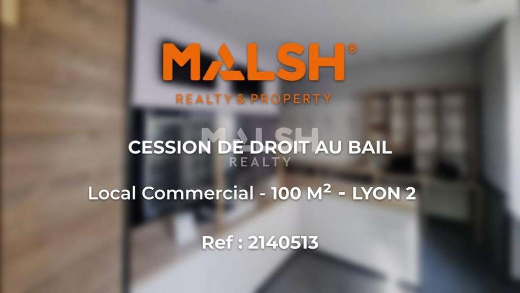 Local à louer 100m² proche gare à Lyon 2er