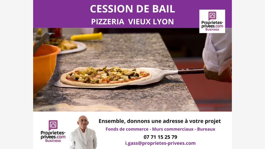 Cession bail avec matériel restauration vieux Lyon