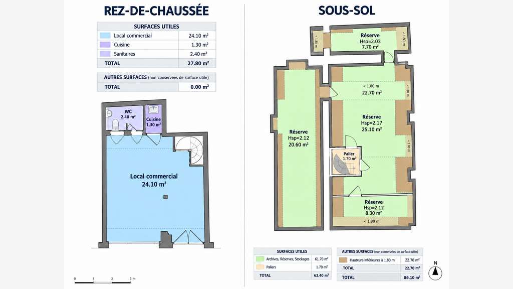 DAB boutique 113m² faible loyer 75005 Paris