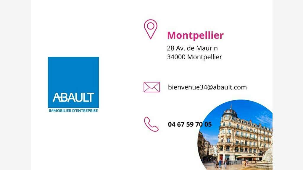 Droit au bail local 40m² Montpellier Beaux Arts