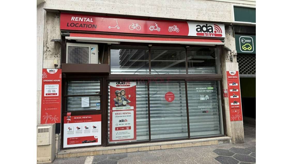 DAB local commercial 38m² zone piétonne à Nice
