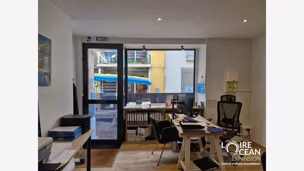 Local commercial 23m² à louer ville haute Pornic
