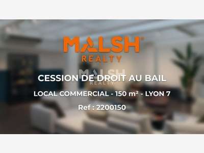 Local commercial d'angle à céder 150m² Lyon 7e