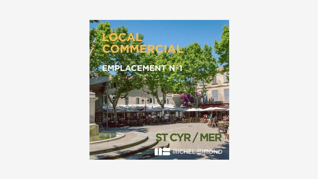 Local commercial neuf 300m² à Saint-Cyr-sur-Mer