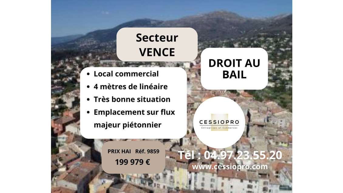 DAB local 21m² flux majeur piéton à Saint-Paul