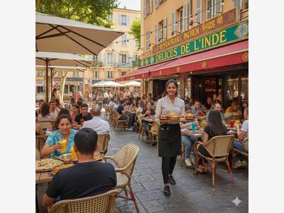 Droit au bail restaurant en rue piétonne à Nice