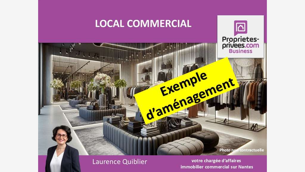 Bail à céder local 116m² empl N°1 Nantes Decré