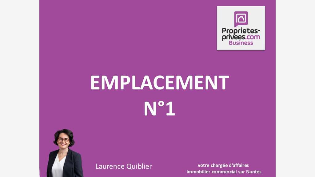 Bail à céder local 116m² empl N°1 Nantes Decré