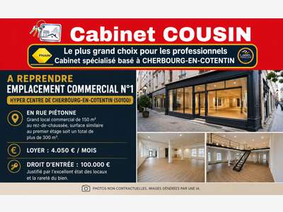 DAB local 300m² empl N°1 à Cherbourg-en-cotentin